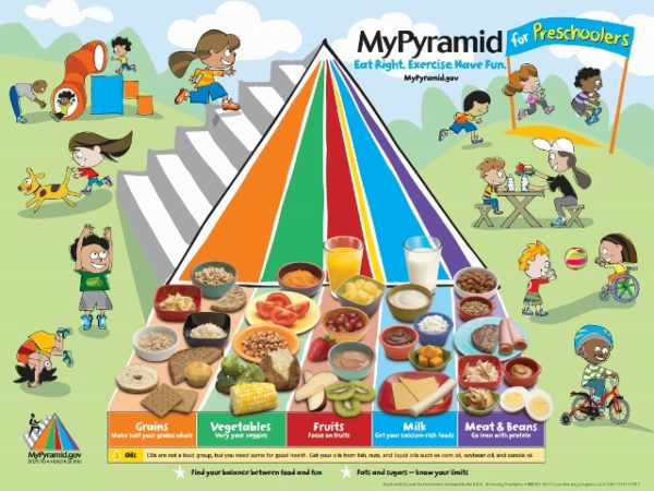 Nutrition Pyramid for Preschoolers Poster - Latsa Company